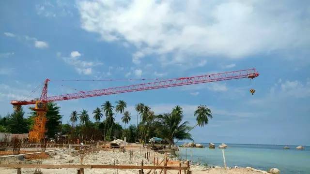 Sany truck crane participates in construction in Indonesia